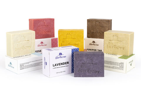 The Soap Factory Klasik Seri El Yapımı Sabun Seti Bıttım - Eşek Sütü - Defne 110 x 3 Adet (Toplam 330 g) - 4