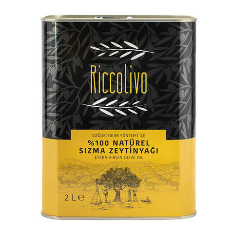 Riccolivo Premium Natürel Sızma Zeytinyağı 2 Litre x 3 Adet (Toplam 6 litre)