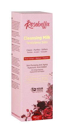 Rosebella Gül Özlü Yüz Temizleme Sütü 200 ml - 3