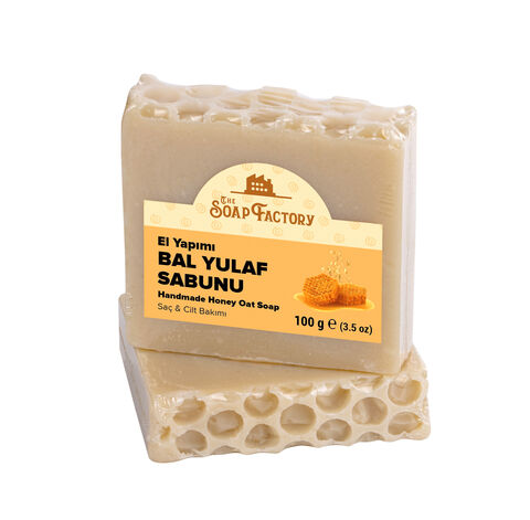 The Soap Factory İpek Seri El Yapımı Bal Yulaf Sabunu 100 g 