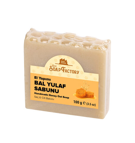 The Soap Factory İpek Seri El Yapımı Bal Yulaf Sabunu 100 g x 5 Adet (Toplam 500 g) - 3