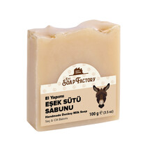 The Soap Factory İpek Seri El Yapımı Eşek Sütü Sabunu 100 g - Thumbnail