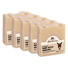 The Soap Factory - The Soap Factory İpek Seri El Yapımı Eşek Sütü Sabunu 100 g x 5 Adet (Toplam 500 g)