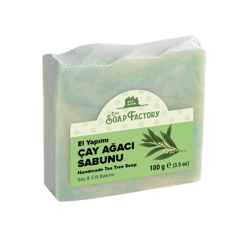 The Soap Factory İpek Seri El Yapımı Çay Ağacı Sabunu 100 g x 5 Adet (Toplam 500 g)