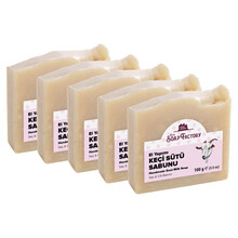 The Soap Factory İpek Seri El Yapımı Keçi Sütü Sabunu 100 g x 5 Adet (Toplam 500g) - 1