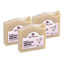 The Soap Factory İpek Seri El Yapımı Keçi Sütü Sabunu 100 g x 3 Adet (Toplam 300 g) - Thumbnail