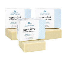 The Soap Factory Klasik Seri El Yapımı Eşek Sütü Sabunu 110 g x 3 Adet (Toplam 330 g) - 1