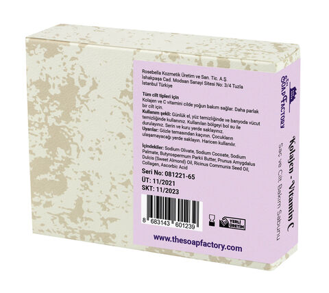 The Soap Factory Artizan Seri Kolajen-C Vitamini Sabun 100 g - 4